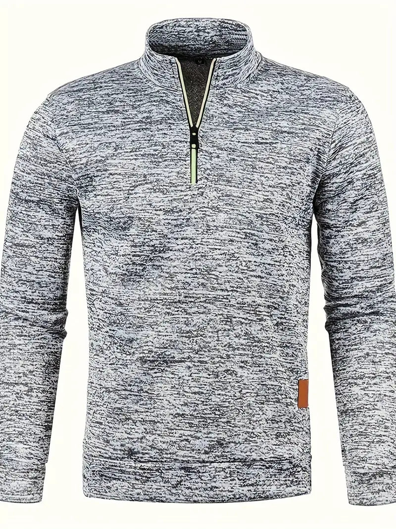 Walter | Half-zip trui met strak minimalistisch design