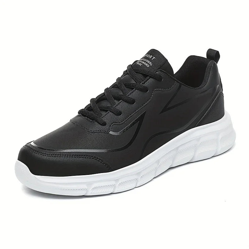 Heren sneakers zwart | Casual non slip sportschoenen