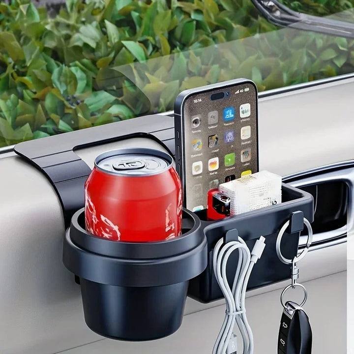 Auto deur organizer | 4-in-1 bekerhouder en telefoonhouder