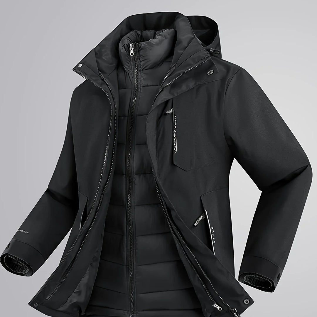 Dames winterjas | Outdoor jas met capuchon en uitneembare voering