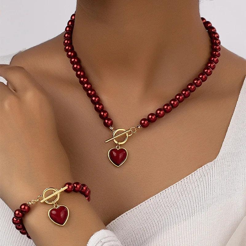 PearlAmor | Romantische parelketting en armband