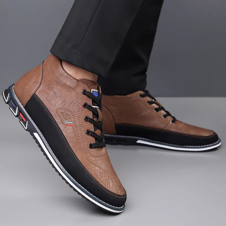 Heren sneakers | Oxford hi-top schoenen barefoot stijl