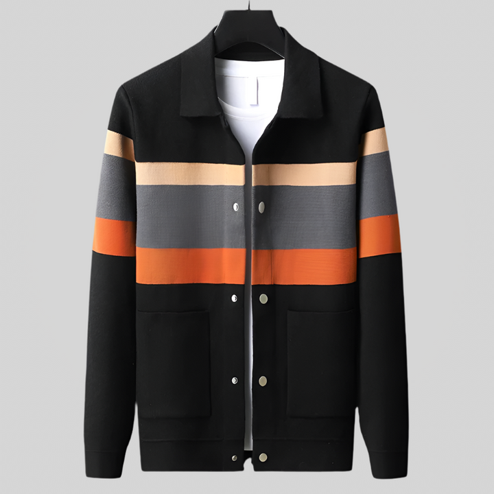 LuxeJacq | Zachte cardigan met jacquardmotief
