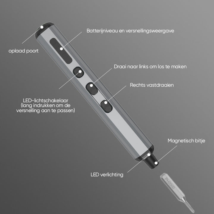 ProFix™ | 68-in-1  Elektrische Precisieschroevendraaierset