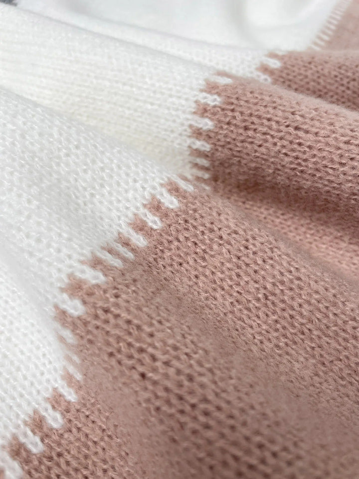 Laine | Dames gebreide trui met luipaardprint | Comfortabel & trendy