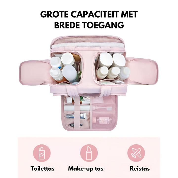 4-in-1 Puffy Multifunctionele Toilettas voor Vrouwen