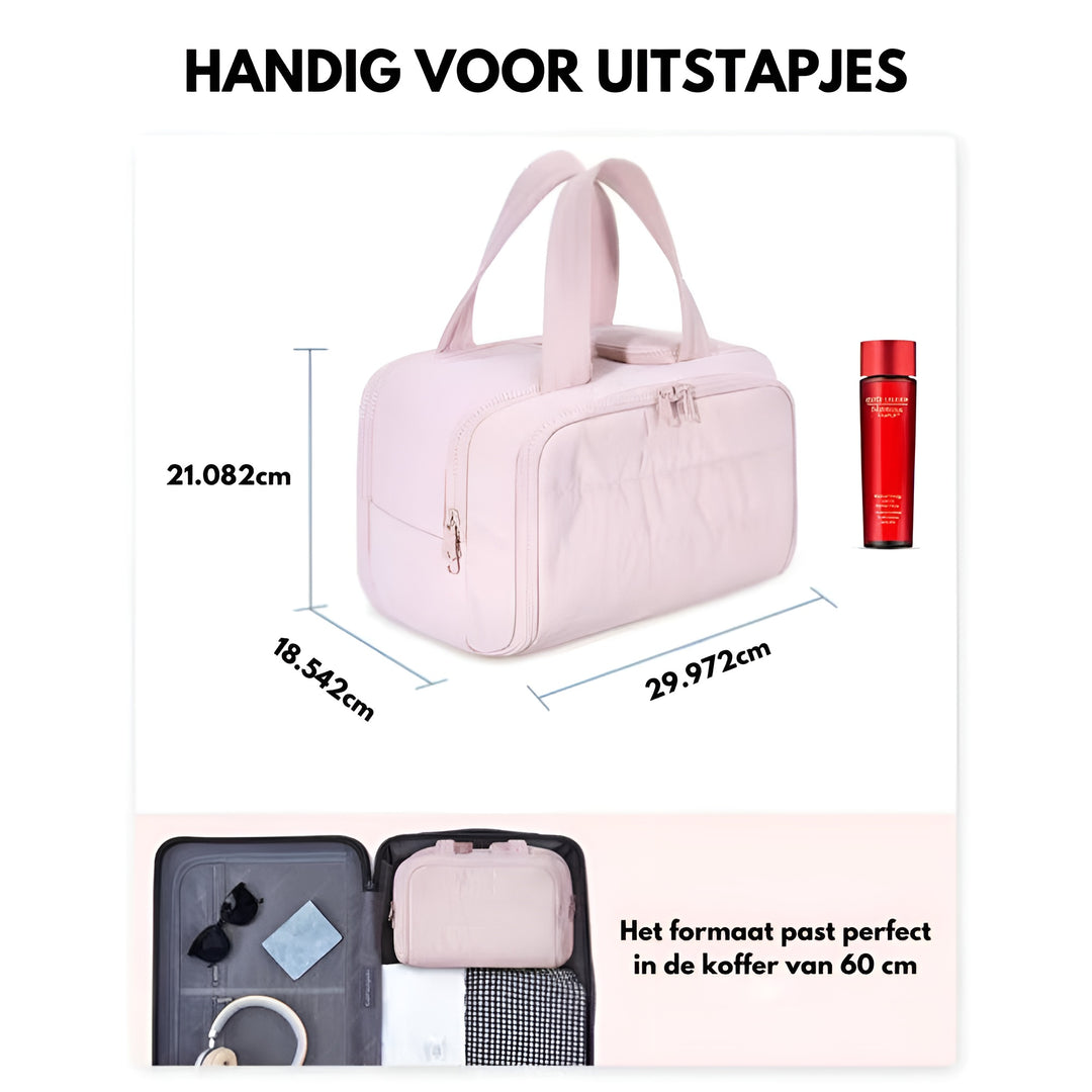 4-in-1 Puffy Multifunctionele Toilettas voor Vrouwen