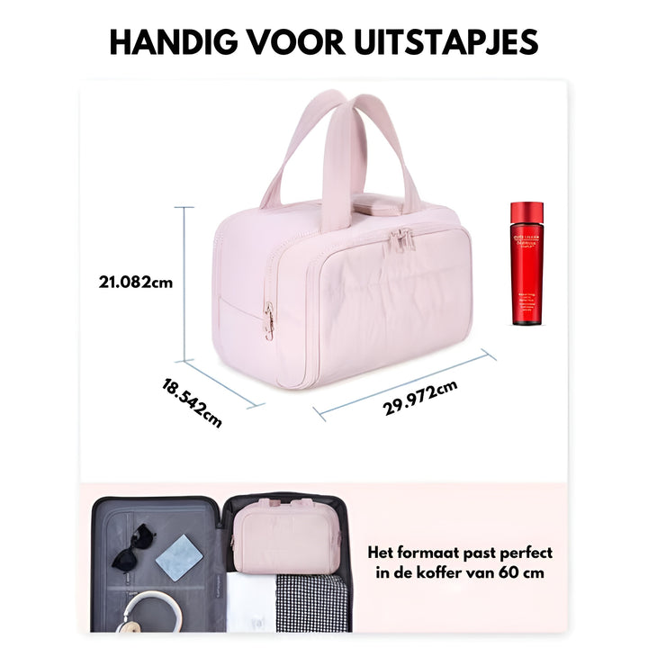 4-in-1 Puffy Multifunctionele Toilettas voor Vrouwen