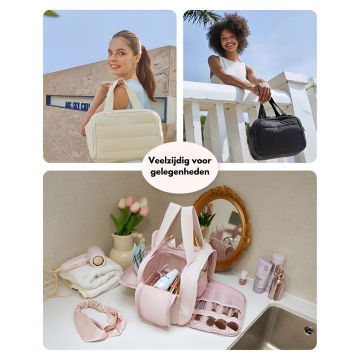 4-in-1 Puffy Multifunctionele Toilettas voor Vrouwen