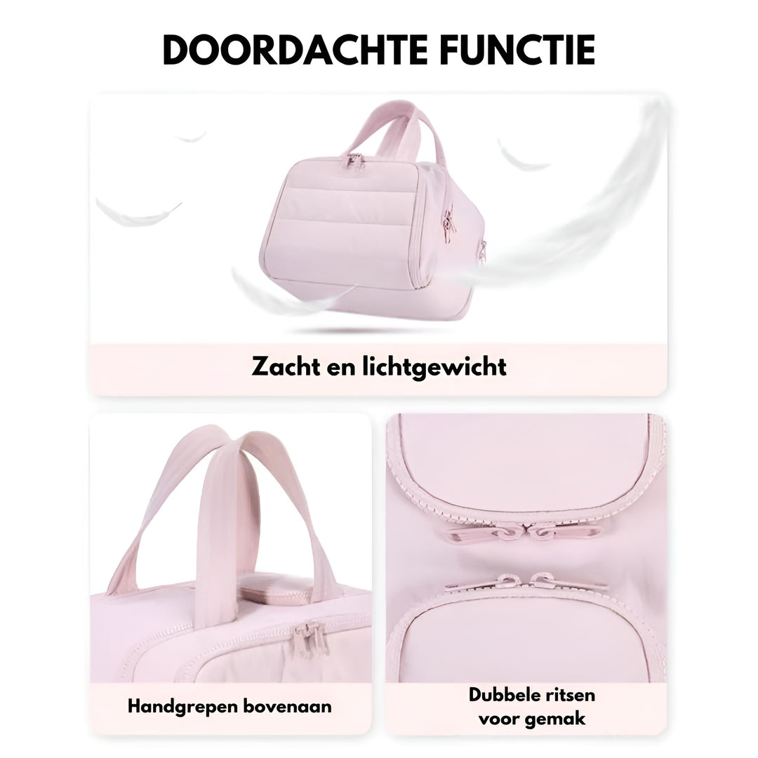 4-in-1 Puffy Multifunctionele Toilettas voor Vrouwen