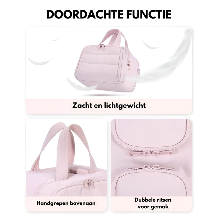 4-in-1 Puffy Multifunctionele Toilettas voor Vrouwen