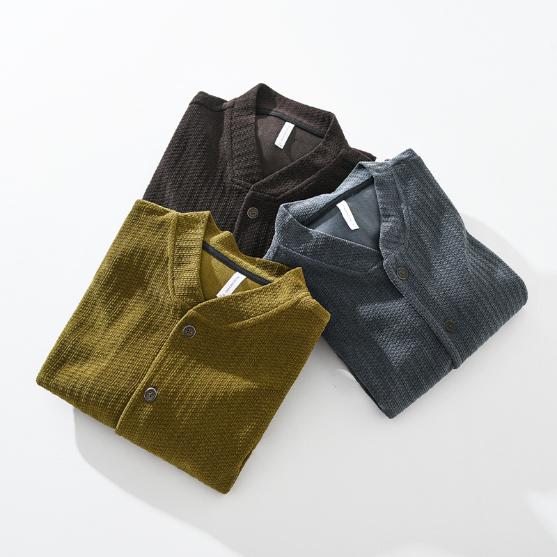 Wexford | Heren corduroy jas met knoopsluiting