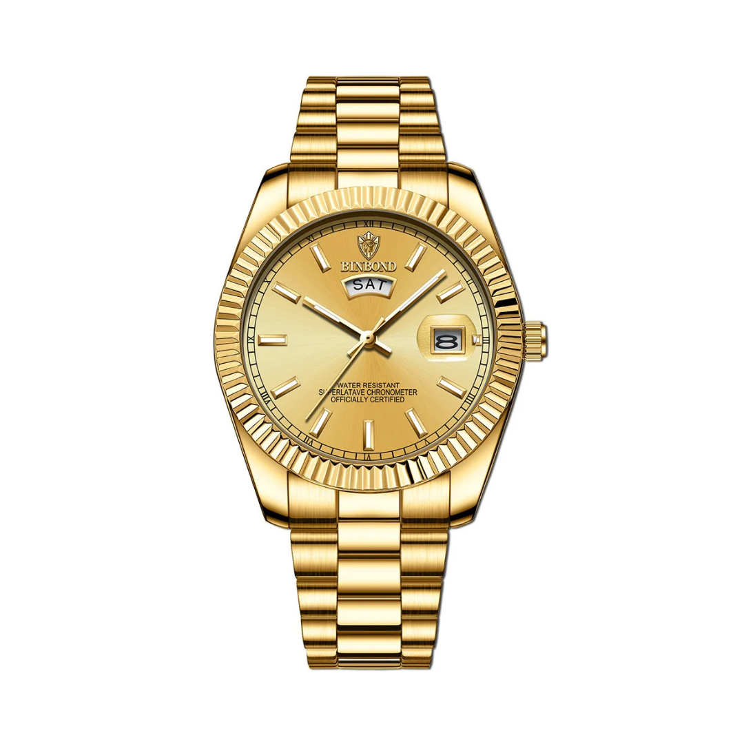 Stellar heren | Elegant stalen herenhorloge – tijdloos en verfijnd
