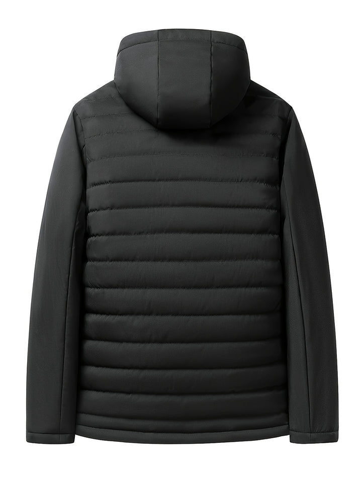 Heren winterjas | Parka met fleece voering en capuchon