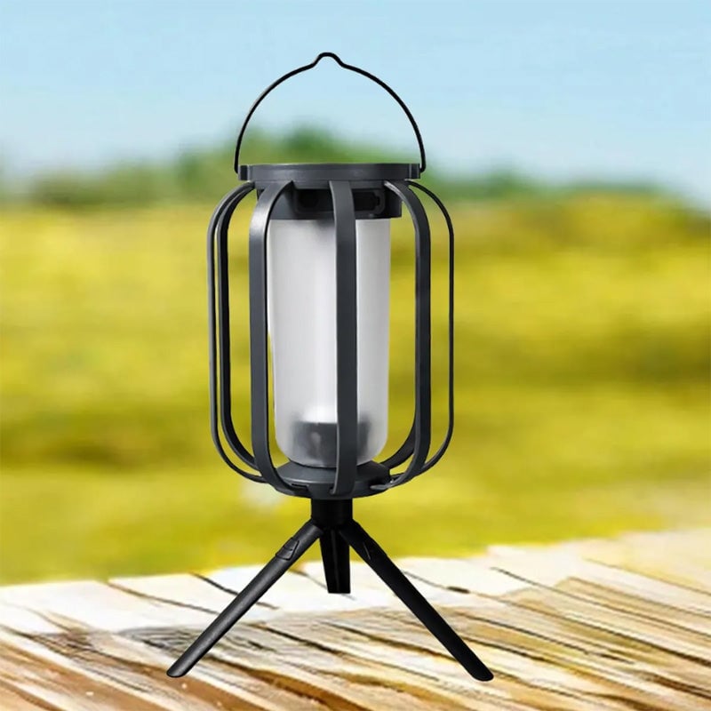 Decoratieve lamp | LED lantaarn met vlam effect en warm licht