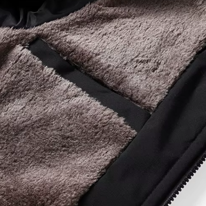 NordQuilt | Heren gewatteerde winterjas met fleece voering