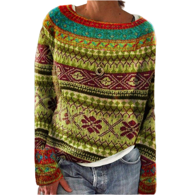 Dames trui in Scandinavische stijl | Gebreide trui