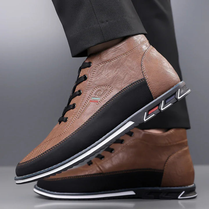 Heren sneakers | Oxford hi-top schoenen barefoot stijl