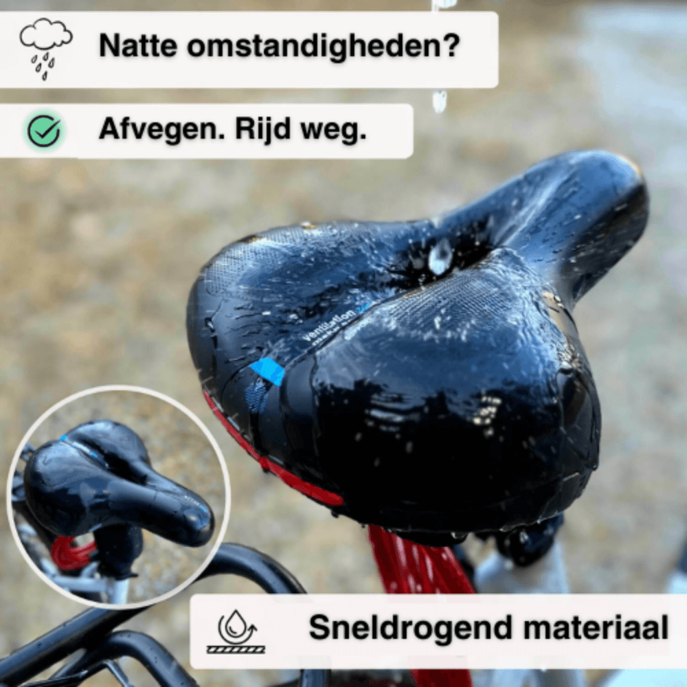 ComfortRide™ | Schokabsorberend fietszadel