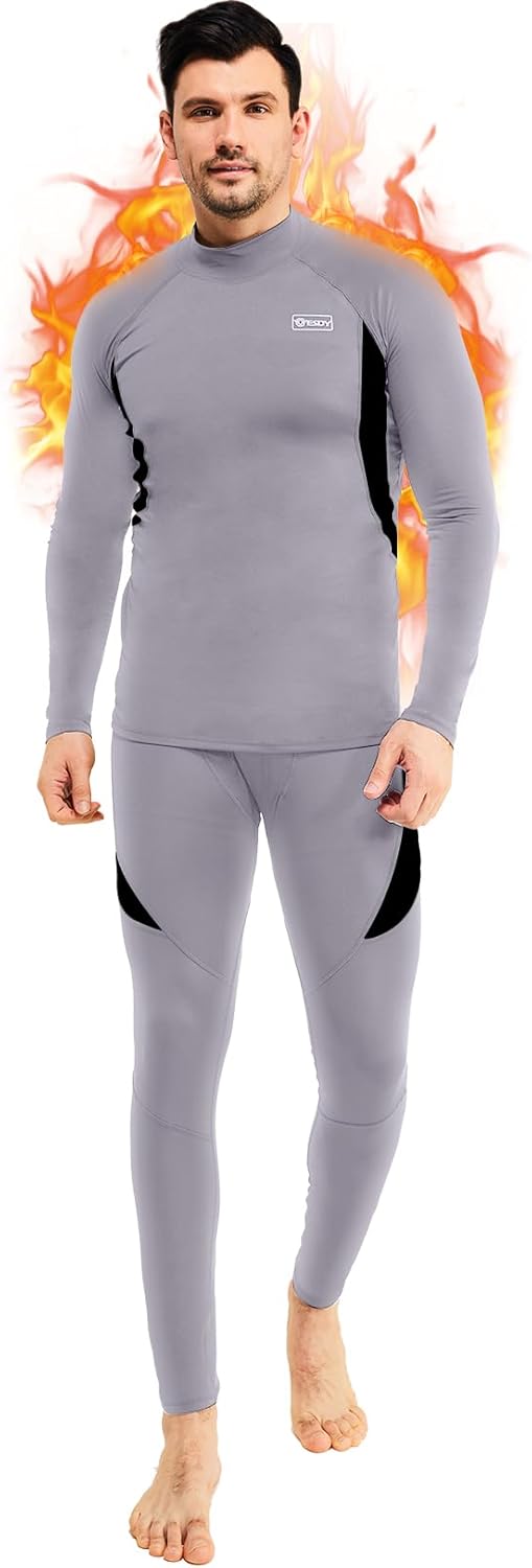 Thermisch ondergoed voor heren – warme set voor winter en sport
