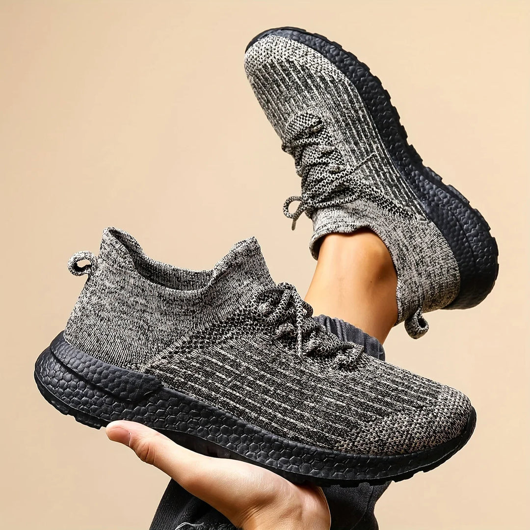 Unisex sneakers zwart | Lichtgewicht sportschoenen