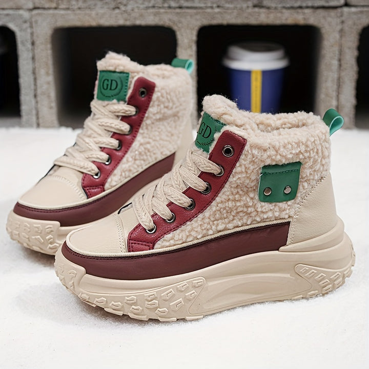 Winterschoenen dames | Warme schoenen met voering en antislip zool