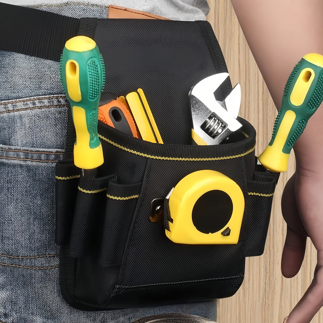Multifunctionele Gereedschapsgordel met Verstelbare Riem – Handige Opbergtas met Meerdere Vakken voor Klussers