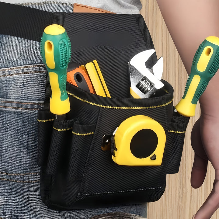 Multifunctionele Gereedschapsgordel met Verstelbare Riem – Handige Opbergtas met Meerdere Vakken voor Klussers