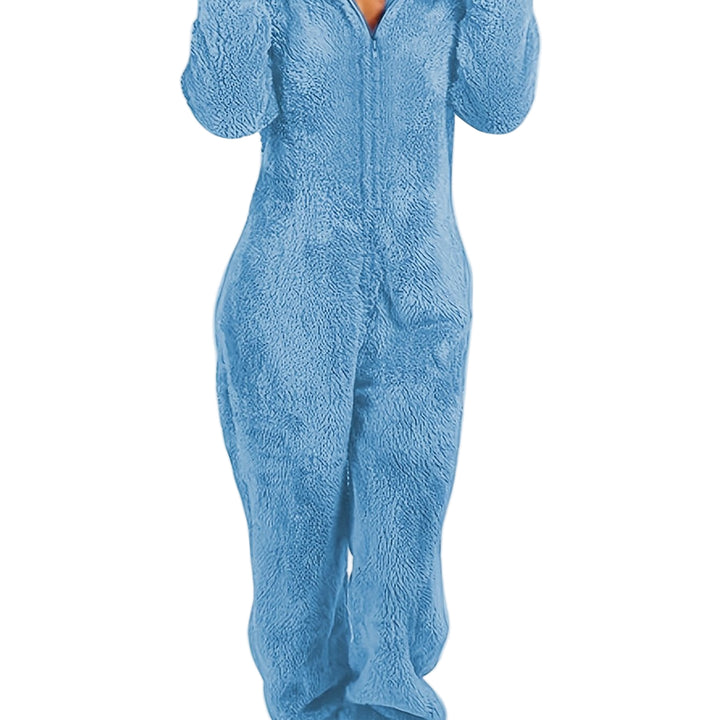 Dames Onesie | Warme Fleece Pyjama Jumpsuit
