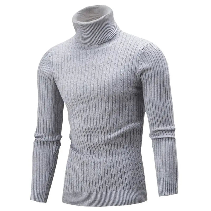 Heren kabelgebreide coltrui | Stijlvol & warm voor de winter