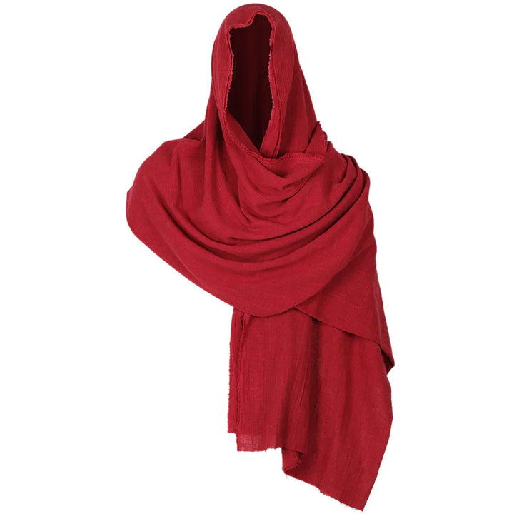 Cloak cape | Zwarte cape met capuchon unisex