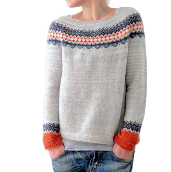 Dames trui in Scandinavische stijl | Gebreide trui