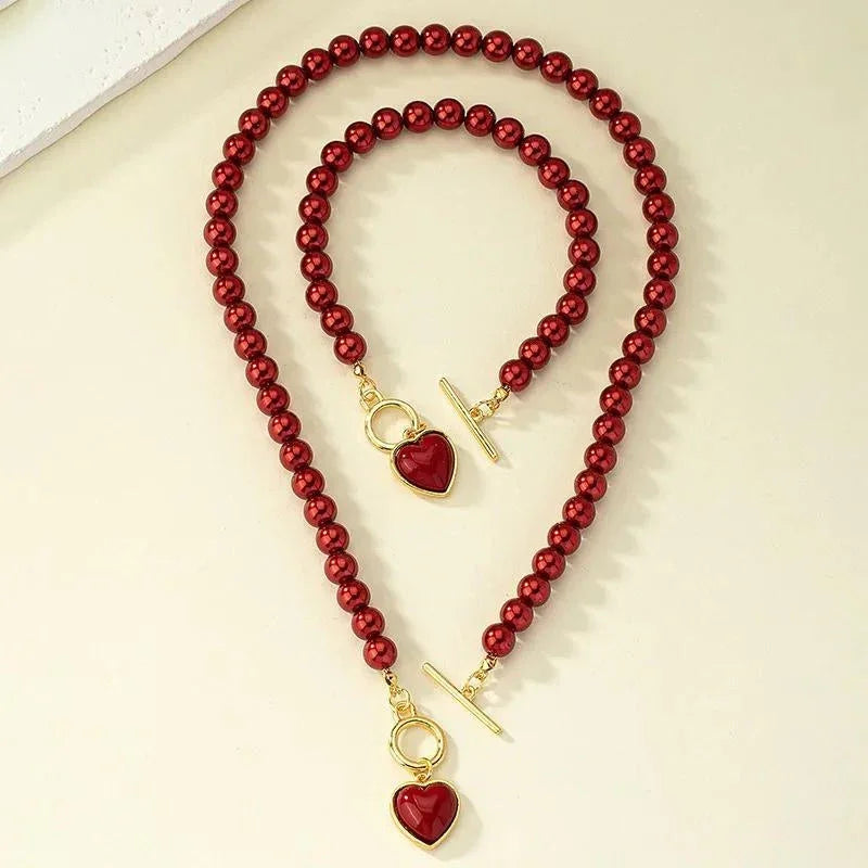 PearlAmor | Romantische parelketting en armband