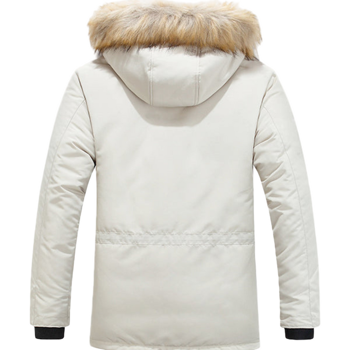 Arctic Parka | Heren winterjas met capuchon en warme imitatiebontkraag
