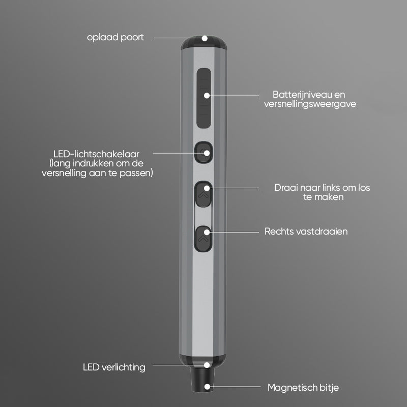 ProFix™ | 68-in-1  Elektrische Precisieschroevendraaierset