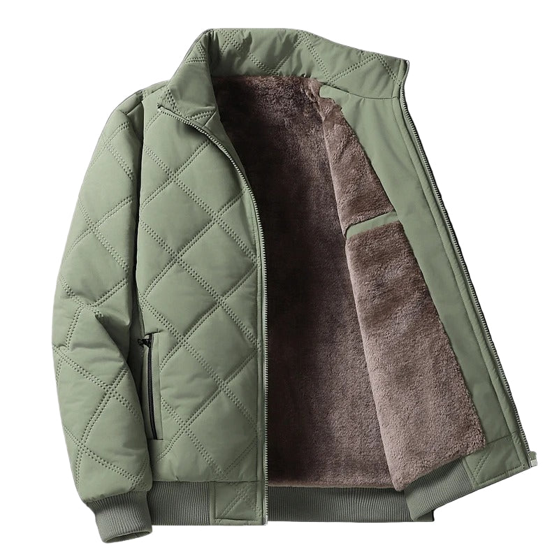 NordQuilt | Heren gewatteerde winterjas met fleece voering