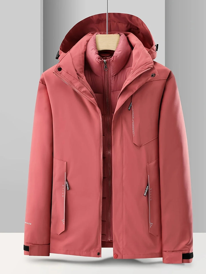 Dames winterjas | Outdoor jas met capuchon en uitneembare voering