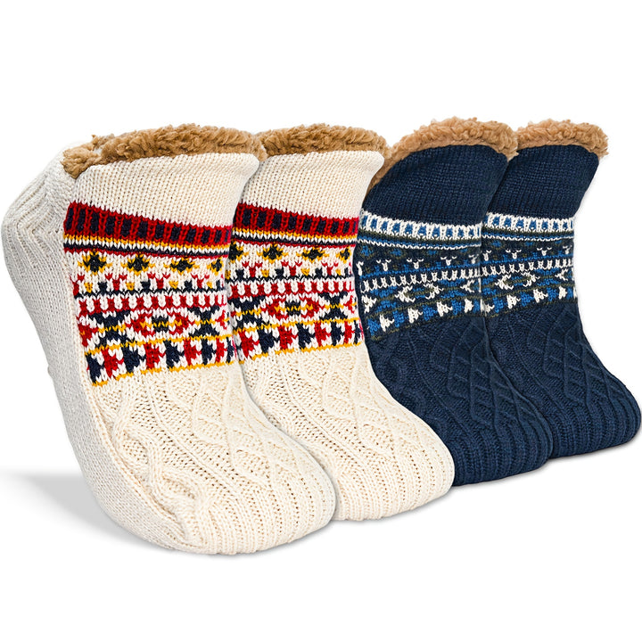 Dikke antislip pantoffelsokken | Warme sokken voor dames en heren in winter