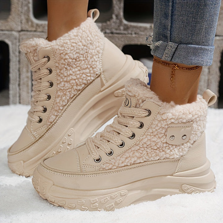 Winterschoenen dames | Warme schoenen met voering en antislip zool