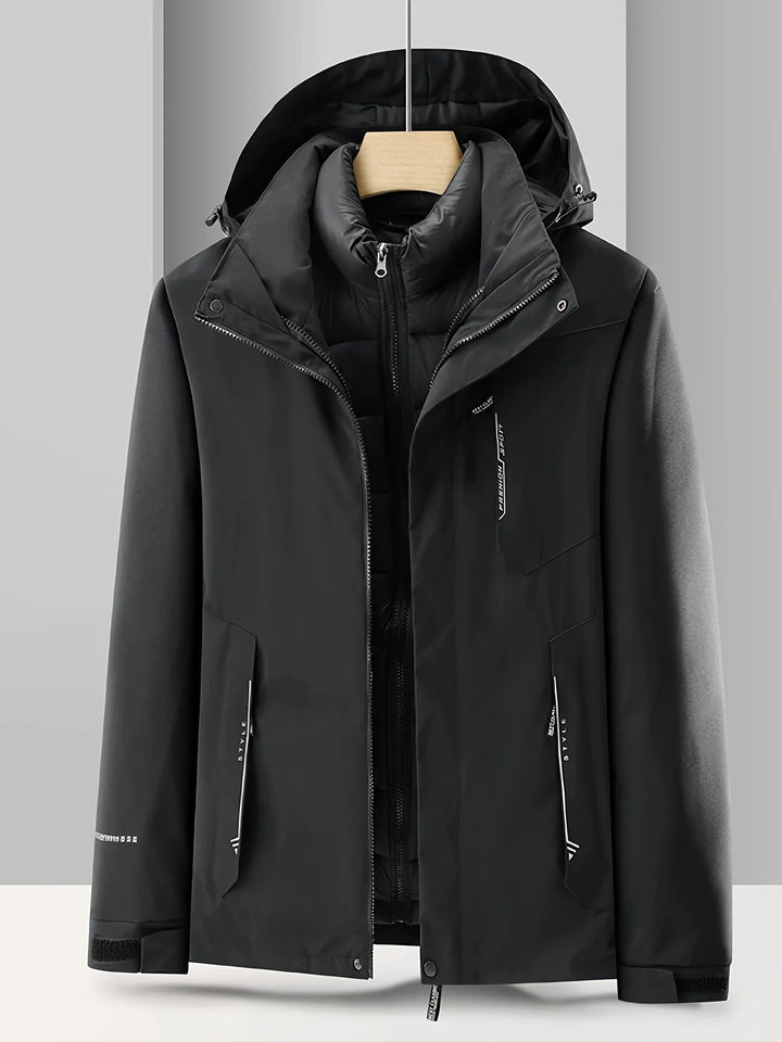 Dames winterjas | Outdoor jas met capuchon en uitneembare voering
