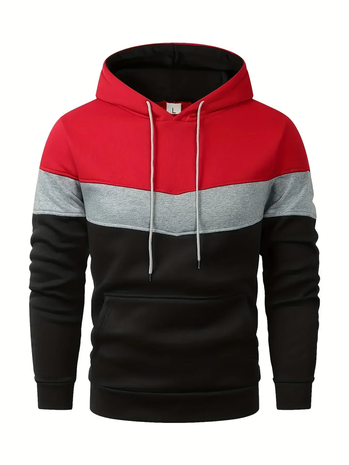 Heren hoodie | Comfortabele trui met capuchon en kangoeroezak