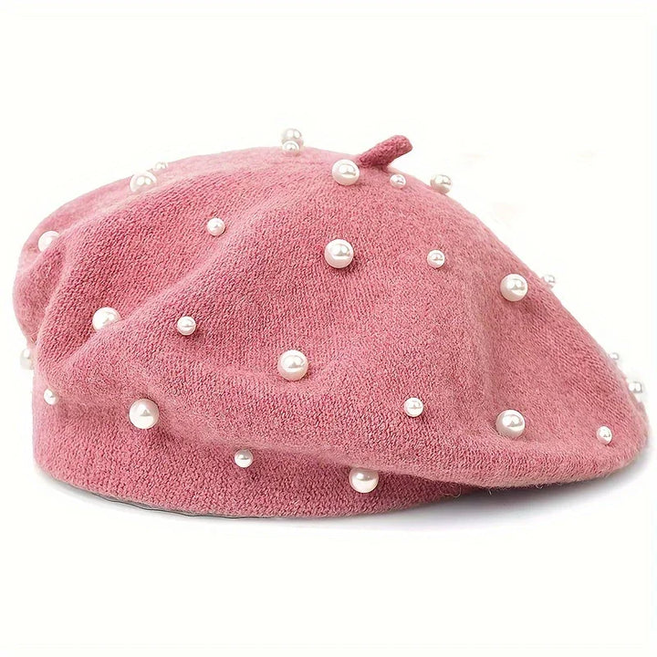 Baret dames met parels | Elegante winter baret voor herfst & dagelijks gebruik