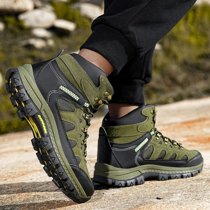 Heren boots | Camouflage hiking laarzen met anti-slip zool