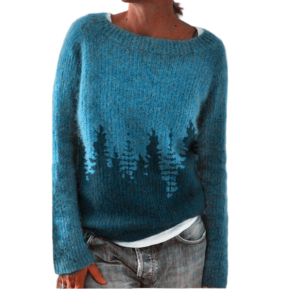 Dames trui in Scandinavische stijl | Gebreide trui