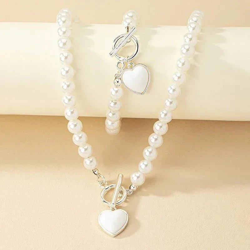 PearlAmor | Romantische parelketting en armband