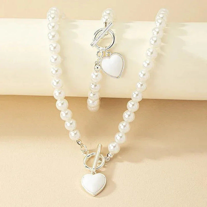 PearlAmor | Romantische parelketting en armband