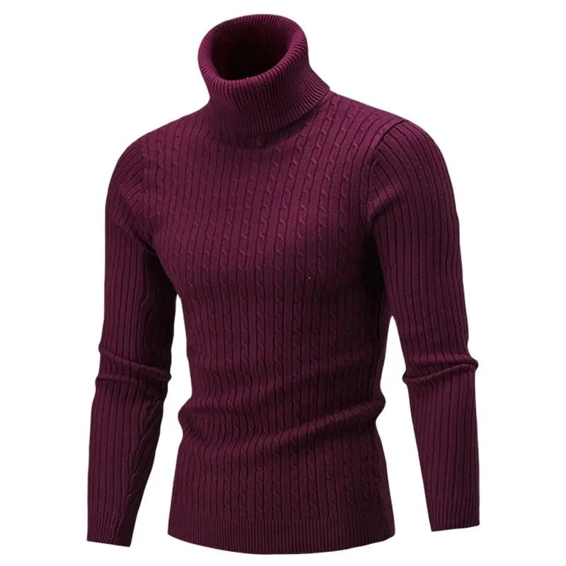 Heren kabelgebreide coltrui | Stijlvol & warm voor de winter
