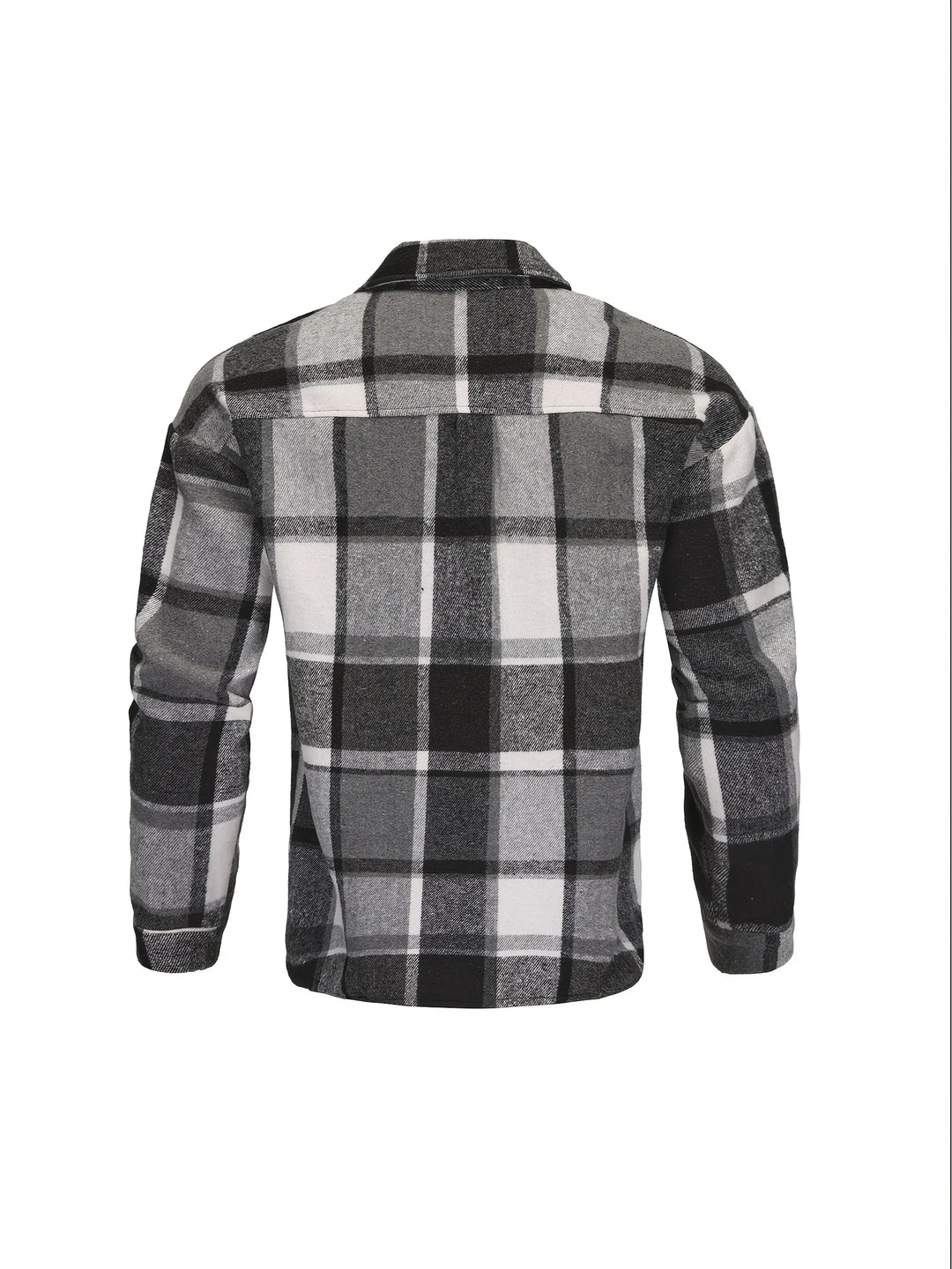 Heren overhemd | Geruit flanel shirt met lange mouw