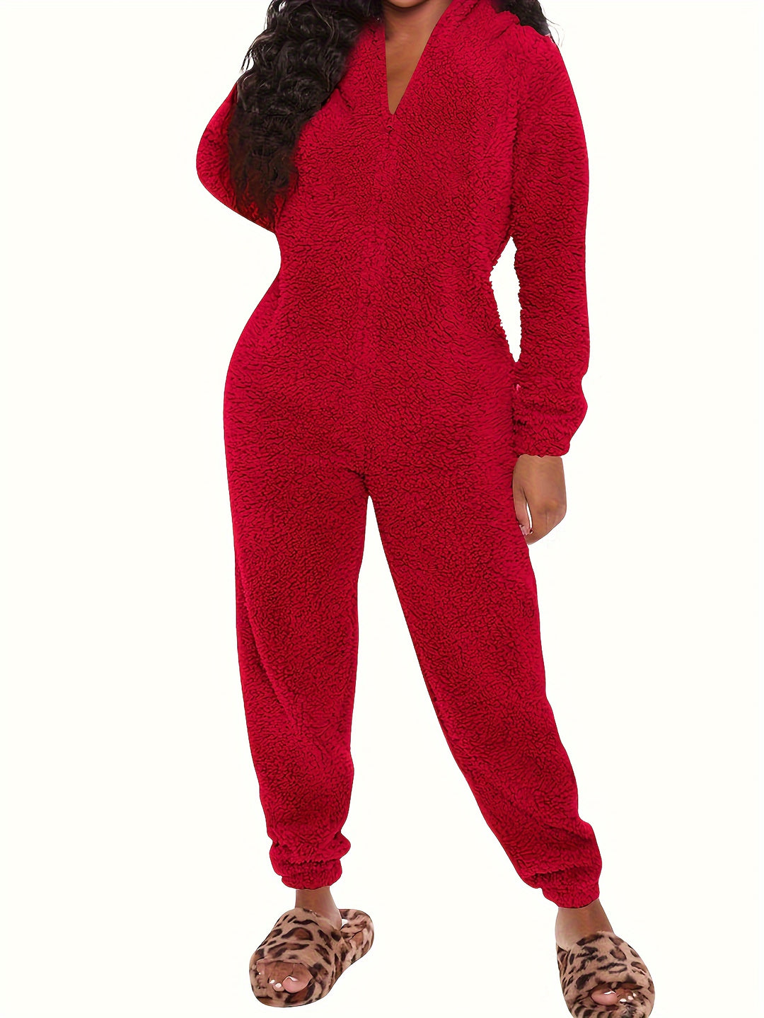 Dames Onesie | Warme Fleece Pyjama Jumpsuit