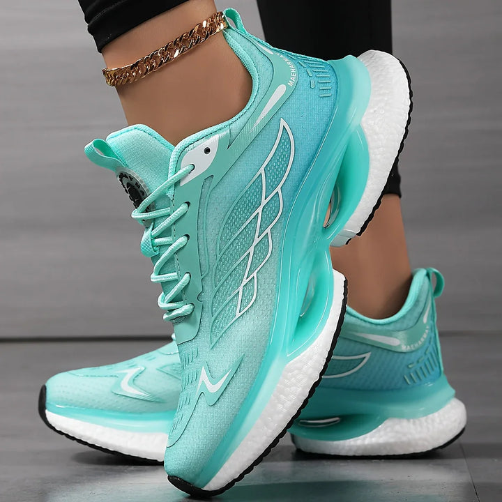 Dames hardloopschoenen | Lichtgewicht sneakers met schokdemping